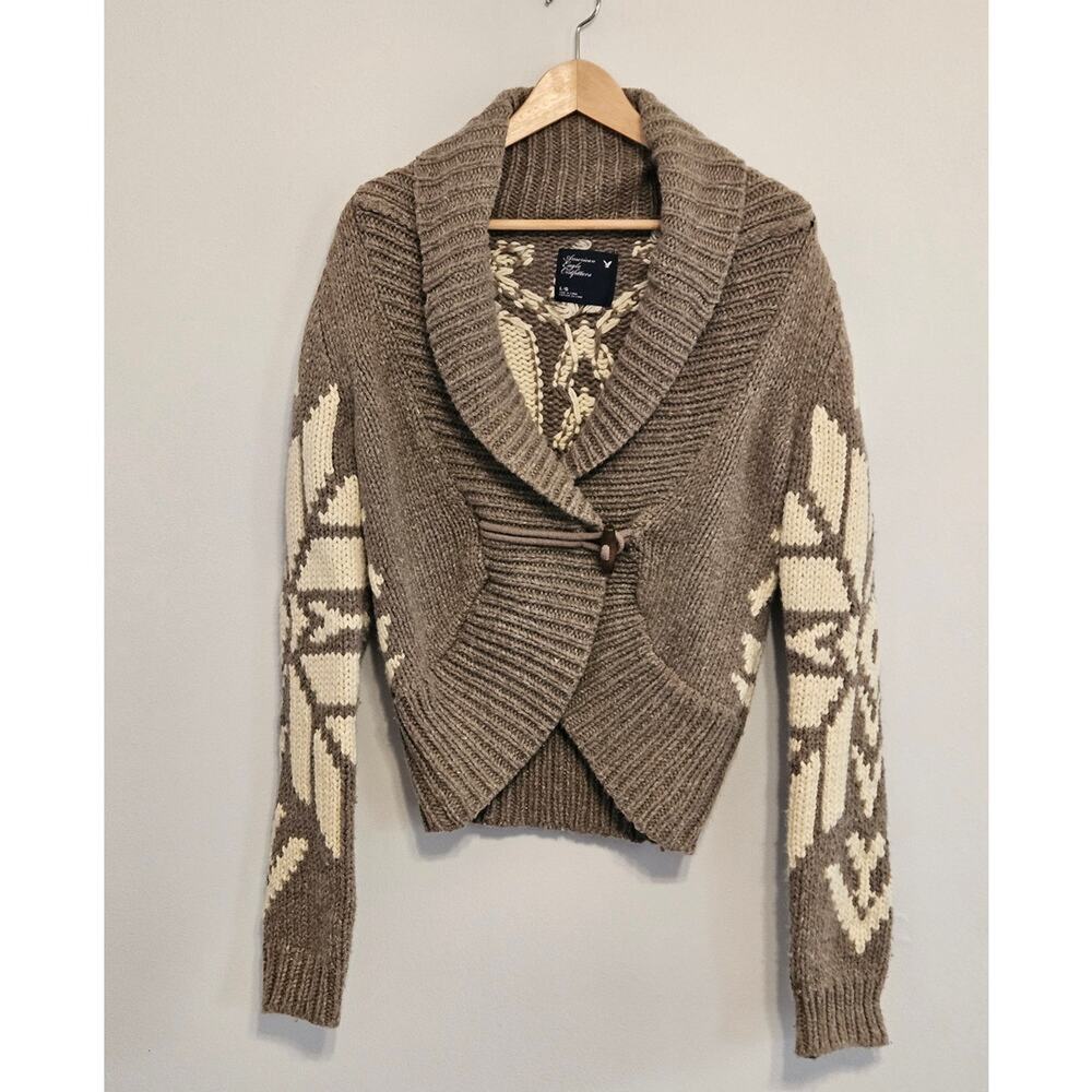 American Eagle Shawl Collar Cardigan L - Great Condition
